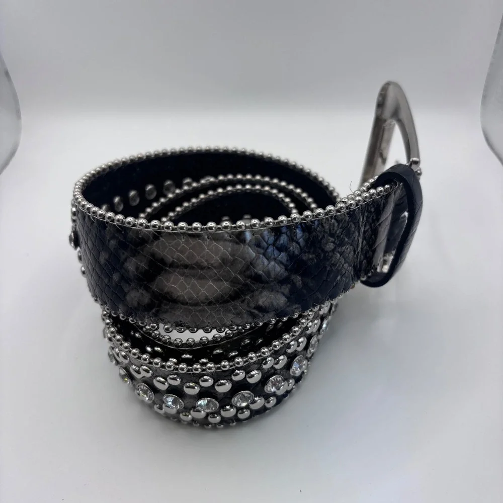 N/A faux snakeskin